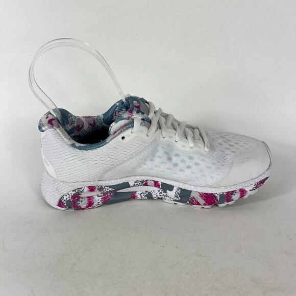 Under Armour HOVR Infinite 3 HS Sneakers Women's 6 White athletic Camo Mesh gym - Picture 3 of 13